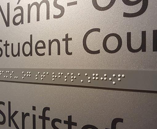 Segnaletica in Braille